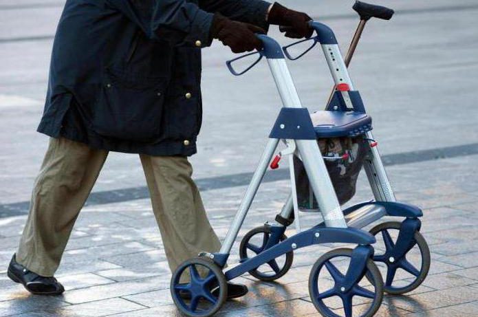 Особенности устройства ходунков для пожилых людей