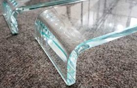 Изготовление гнутого стекла на заказ в Москве