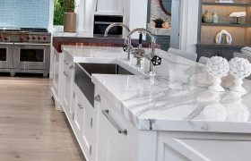 Мраморные столешницы: Вечная элегантность в интерьере